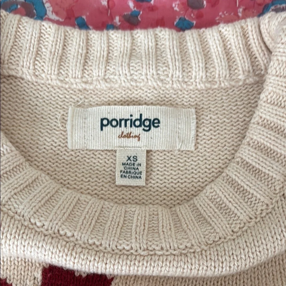 Cream Dog Print Sweater - Picture 5 of 10